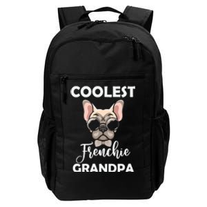 Coolest French Bulldog Grandpa Father's Day Daily Commute Backpack