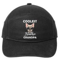 Coolest French Bulldog Grandpa Father's Day 7-Panel Snapback Hat