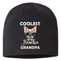 Coolest French Bulldog Grandpa Father's Day Sustainable Beanie