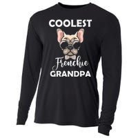 Coolest French Bulldog Grandpa Father's Day Cooling Performance Long Sleeve Crew