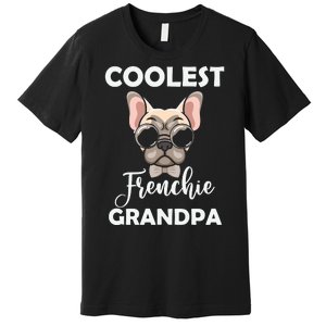 Coolest French Bulldog Grandpa Father's Day Premium T-Shirt