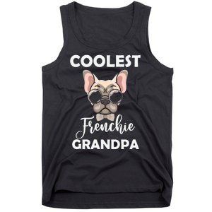 Coolest French Bulldog Grandpa Father's Day Tank Top