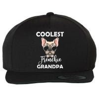 Coolest French Bulldog Grandpa Father's Day Wool Snapback Cap