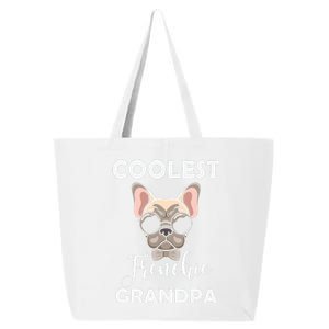 Coolest French Bulldog Grandpa Father's Day 25L Jumbo Tote