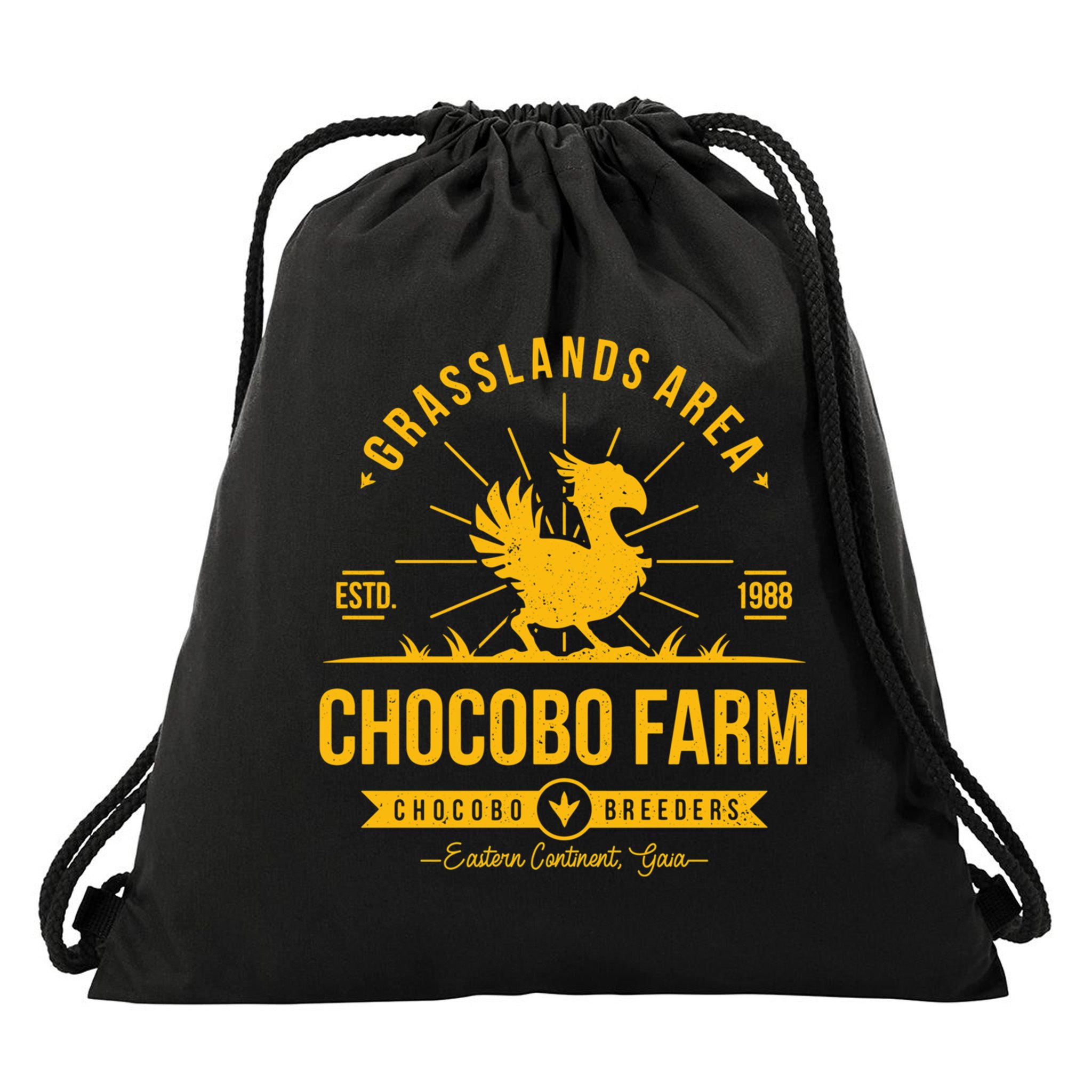 Chocobo Farm Drawstring Bag