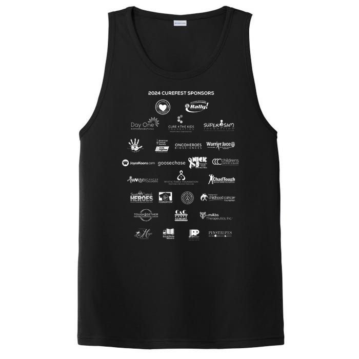 Curefest For Childhood Cancer 2024 Design 3 For Dark Fabric PosiCharge Competitor Tank