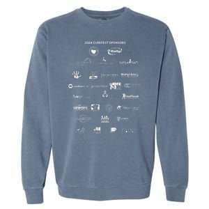 Curefest For Childhood Cancer 2024 Design 3 For Dark Fabric Garment-Dyed Sweatshirt