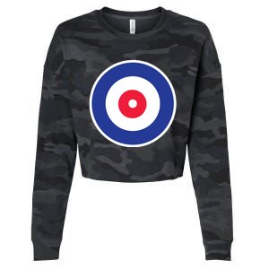 Curling Field Cropped Pullover Crew