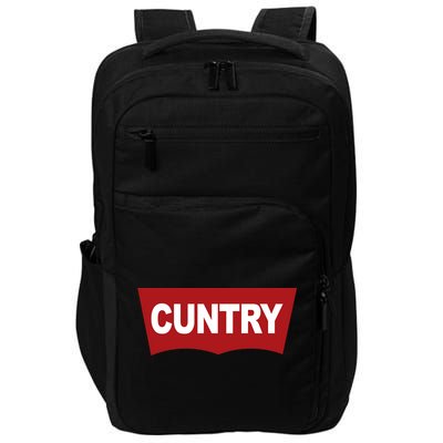Cuntry Funny Country Rodeo Western Cowgirl Cowboy Impact Tech Backpack