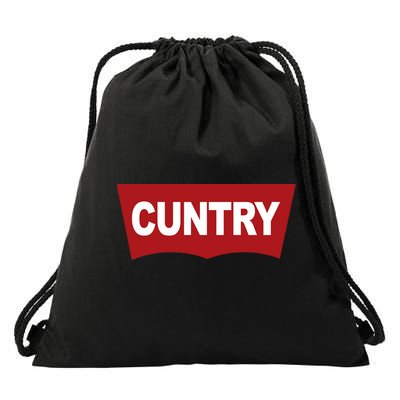 Cuntry Funny Country Rodeo Western Cowgirl Cowboy Drawstring Bag
