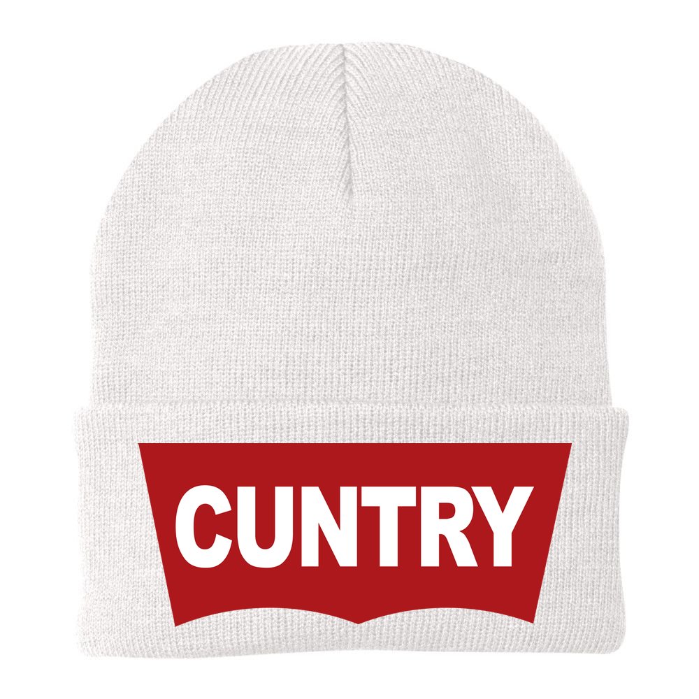 Cuntry Funny Country Rodeo Western Cowgirl Cowboy Beanie