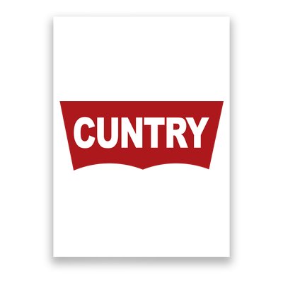 Cuntry Funny Country Rodeo Western Cowgirl Cowboy Poster