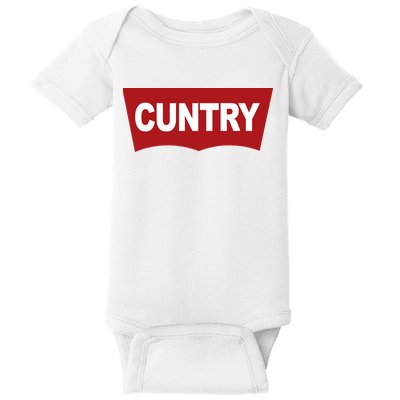 Cuntry Funny Country Rodeo Western Cowgirl Cowboy Baby Bodysuit