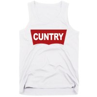 Cuntry Funny Country Rodeo Western Cowgirl Cowboy Tank Top