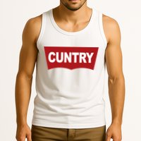 Cuntry Funny Country Rodeo Western Cowgirl Cowboy Tank Top