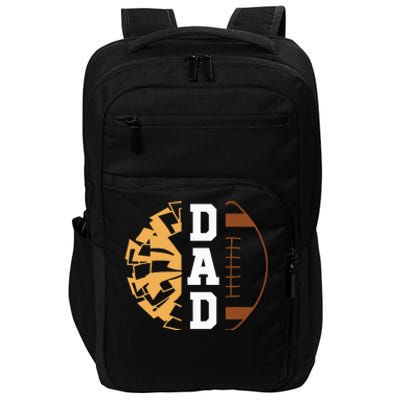 Cheer Football Cheerleading Dad Game Day Football Impact Tech Backpack