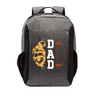 Cheer Football Cheerleading Dad Game Day Football Vector Backpack