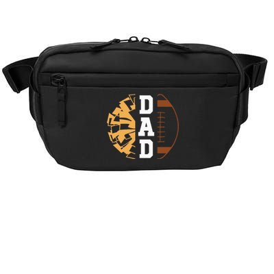 Cheer Football Cheerleading Dad Game Day Football Crossbody Pack