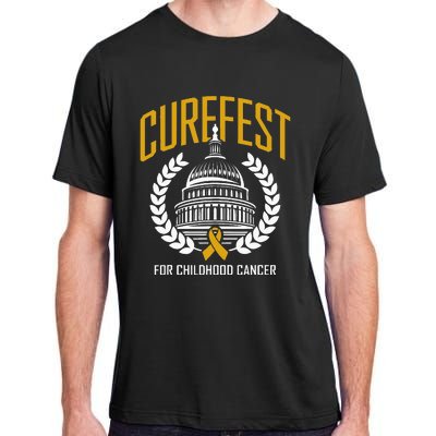 Curefest For Childhood Cancer 2024 In September We Wear Gold Adult ChromaSoft Performance T-Shirt