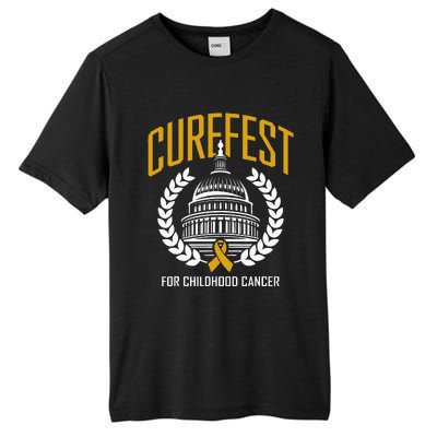 Curefest For Childhood Cancer 2024 In September We Wear Gold Tall Fusion ChromaSoft Performance T-Shirt