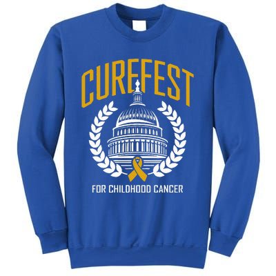 Curefest For Childhood Cancer 2024 In September We Wear Gold Sweatshirt