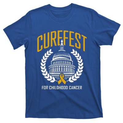 Curefest For Childhood Cancer 2024 In September We Wear Gold T-Shirt