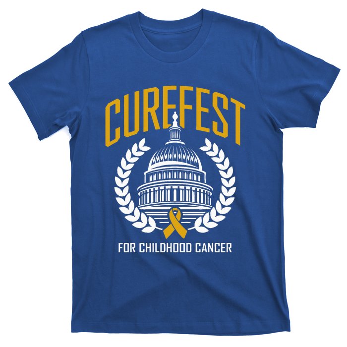 Curefest For Childhood Cancer 2024 In September We Wear Gold T-Shirt