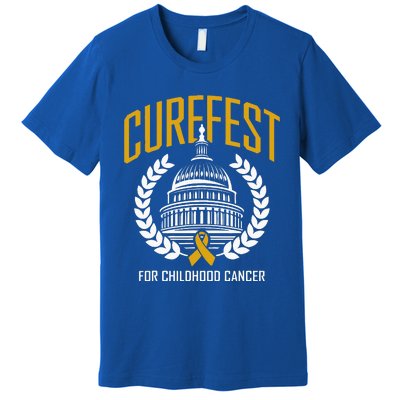 Curefest For Childhood Cancer 2024 In September We Wear Gold Premium T-Shirt