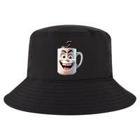 Crazy Face Coffee Character Cool Comfort Performance Bucket Hat