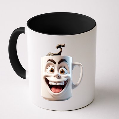 Crazy Face Coffee Character Mug