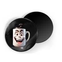 Crazy Face Coffee Character Magnet