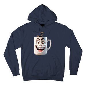 Crazy Face Coffee Character Hoodie