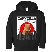 Capyzilla Funny Capybara Japanese Sunset Rodent Animal Lover Toddler Hoodie