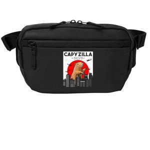 Capyzilla Funny Capybara Japanese Sunset Rodent Animal Lover Crossbody Pack