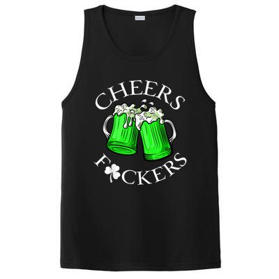 Cheers F Ckers St Patricks Day Beer Drinking Mugs Irish PosiCharge Competitor Tank