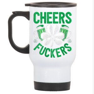 Cheers Fuckers Stainless Steel Travel Mug