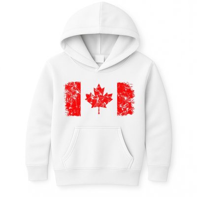 Canada Flag Canadian Flag Canadian Pride Canada Maple Leaf Kids Hoodie
