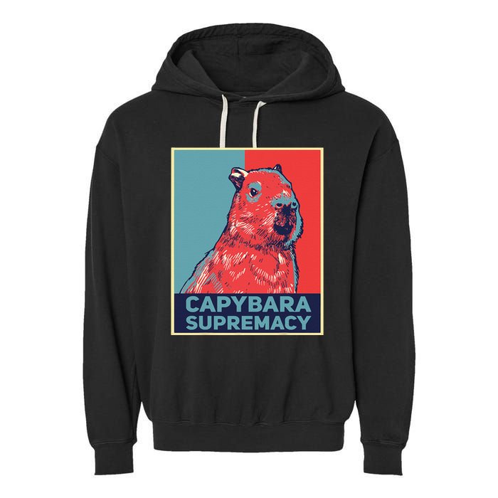 Capybaras Funny Capibara Rodent Things I Do In My Spare Time  Garment-Dyed Fleece Hoodie