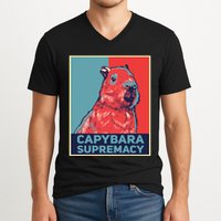 Capybaras Funny Capibara Rodent Things I Do In My Spare Time  V-Neck T-Shirt