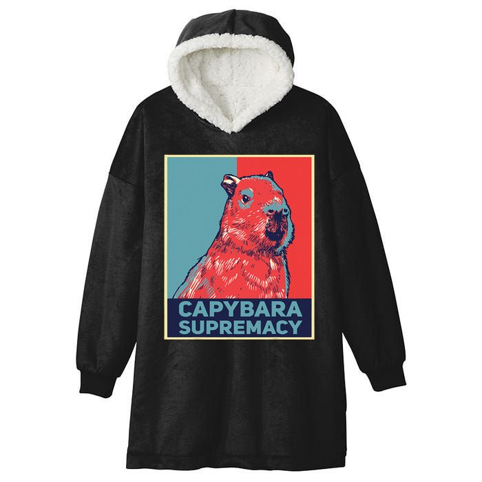 Capybaras Funny Capibara Rodent Things I Do In My Spare Time  Hooded Wearable Blanket