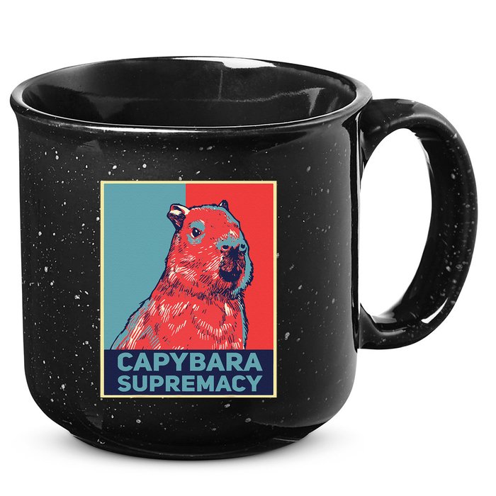 Capybaras Funny Capibara Rodent Things I Do In My Spare Time  15oz Campfire Ceramic Mug