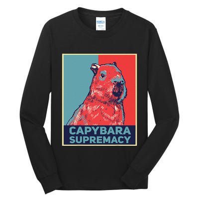 Capybaras Funny Capibara Rodent Things I Do In My Spare Time  Tall Long Sleeve T-Shirt