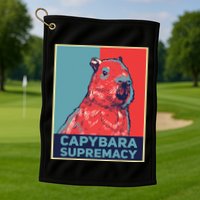 Capybaras Funny Capibara Rodent Things I Do In My Spare Time  Golf Towel