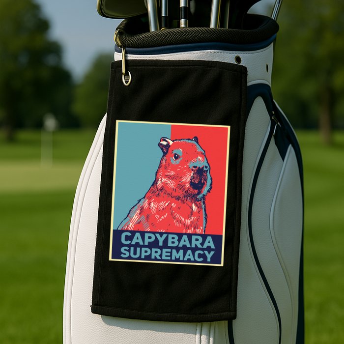 Capybaras Funny Capibara Rodent Things I Do In My Spare Time  Golf Towel