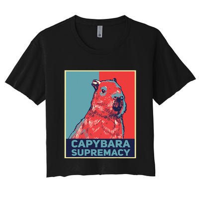 Capybaras Funny Capibara Rodent Things I Do In My Spare Time  Crop Top