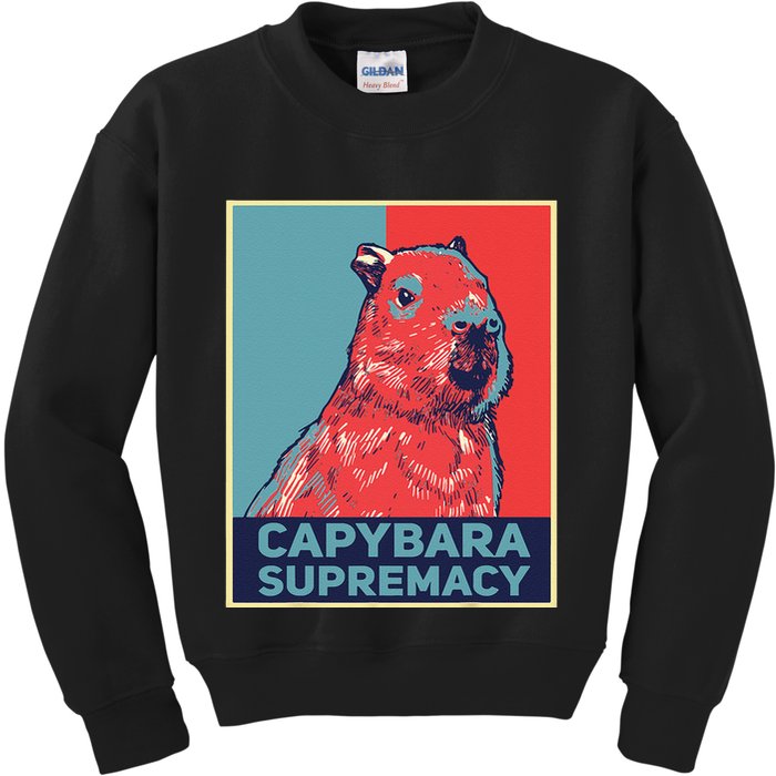 Capybaras Funny Capibara Rodent Things I Do In My Spare Time  Kids Sweatshirt