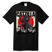 Catzilla Funny Cat Funny Cat Lover animal Tall T-Shirt