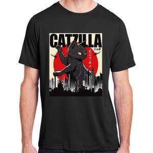 Catzilla Funny Cat Funny Cat Lover animal Adult ChromaSoft Performance T-Shirt