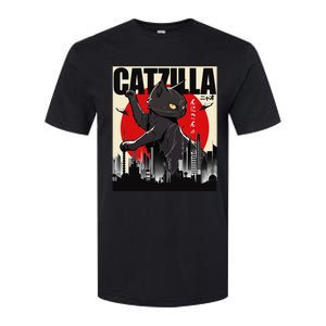 Catzilla Funny Cat Funny Cat Lover animal Softstyle CVC T-Shirt