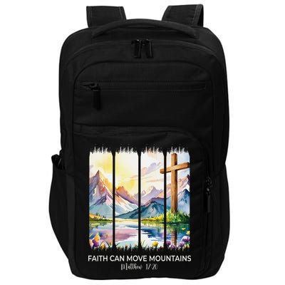 Cute Faith Can Move Mountains Christian Women Teen Mom Impact Tech Backpack